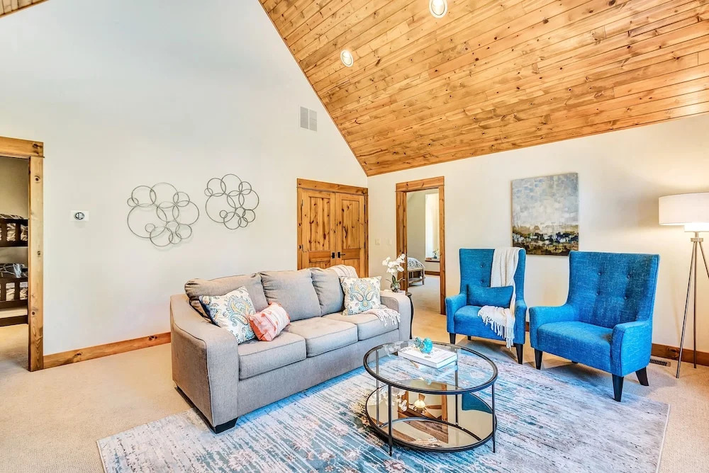 New Listing! Riverfront W/ Dock & Foosball 2 Bedroom Duplex