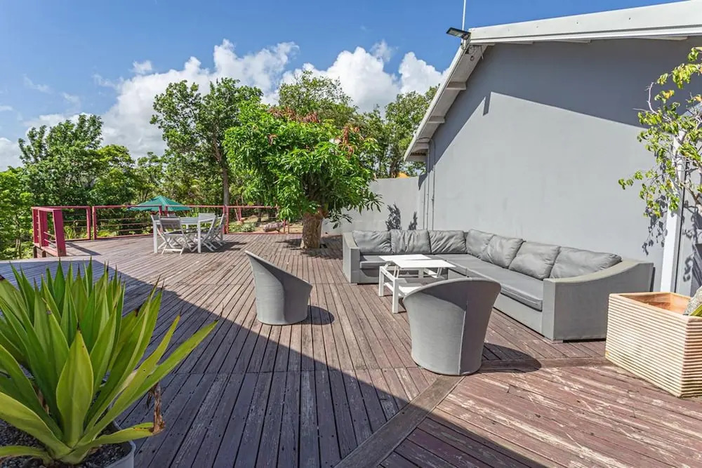 Villa With 2 Bedrooms in Sainte Rose, With Wonderful sea View, Private Pool, Enclosed Garden