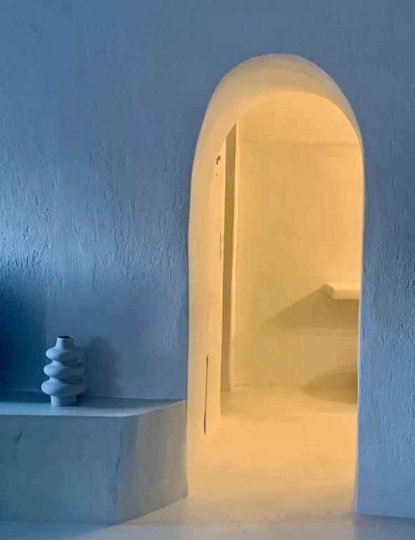 White Curves Santorini