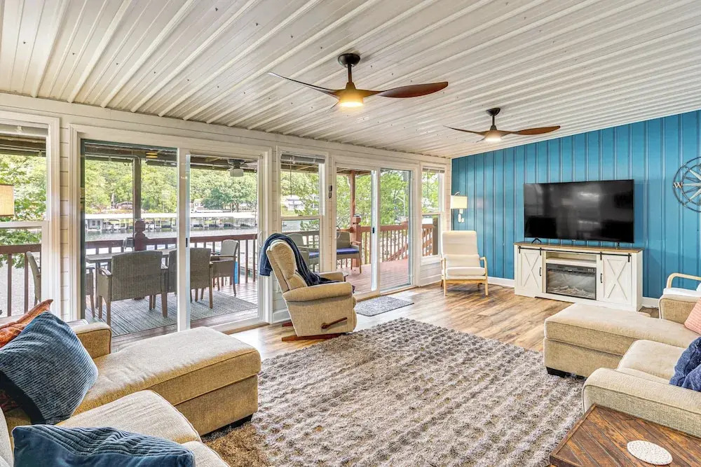 Central Waterfront Home w/ Dock in Lake Ozark!