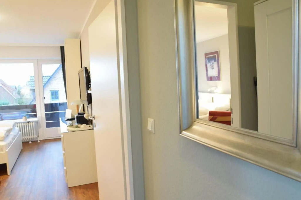 Helle, 1- Zimmer Appartement mit Doppelbett