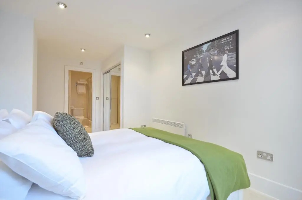 Riverside Apartments by River Thames, in Central London