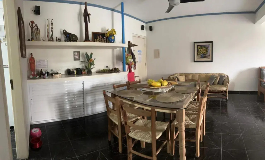 Apartamento na praia grande 350 m da praia ATE 08 PES