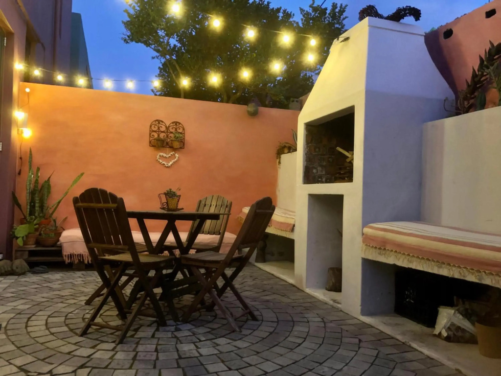 The Pink House boho apartment