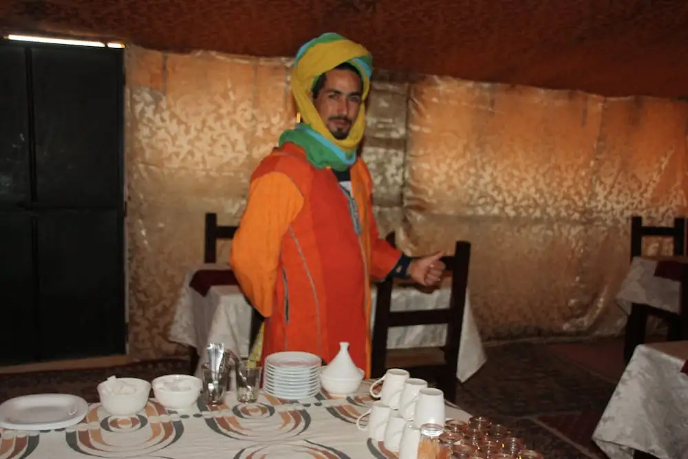 Family desert camp