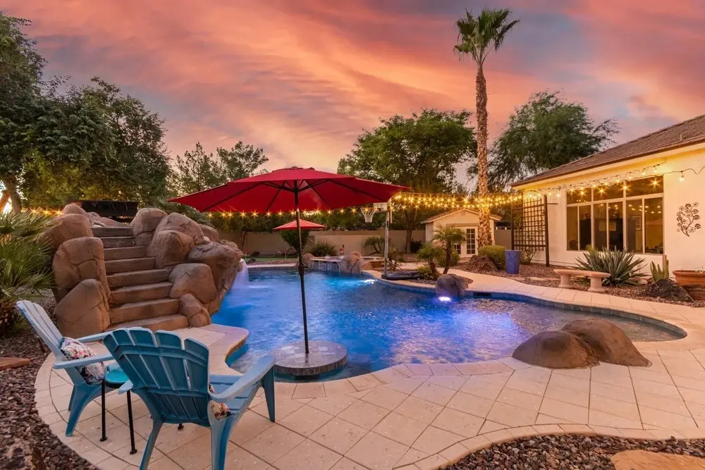 Immense Chandler 5 Bedroom Home Sleeps 10 Comfortably! Game Room Putting Green, Heated Pool and Spa. by RedAwning