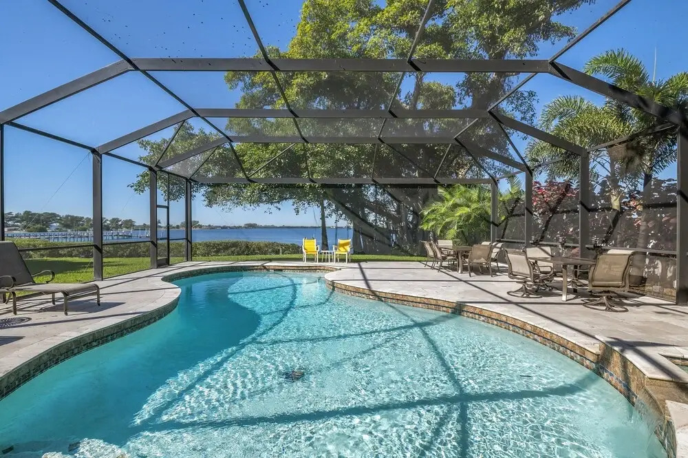 Plantation House On Palma Sola Bay Private Pool And Boat Dock 7 Bedroom Home by Redawning