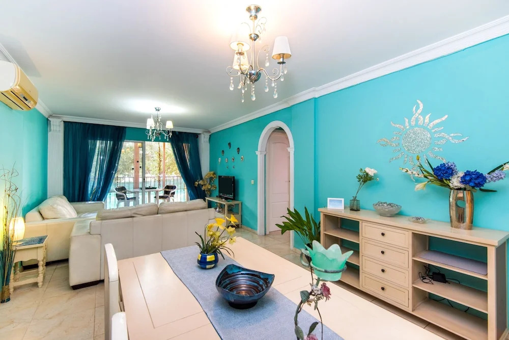 RentAndHomes Los Boliches Blue&Green Apt