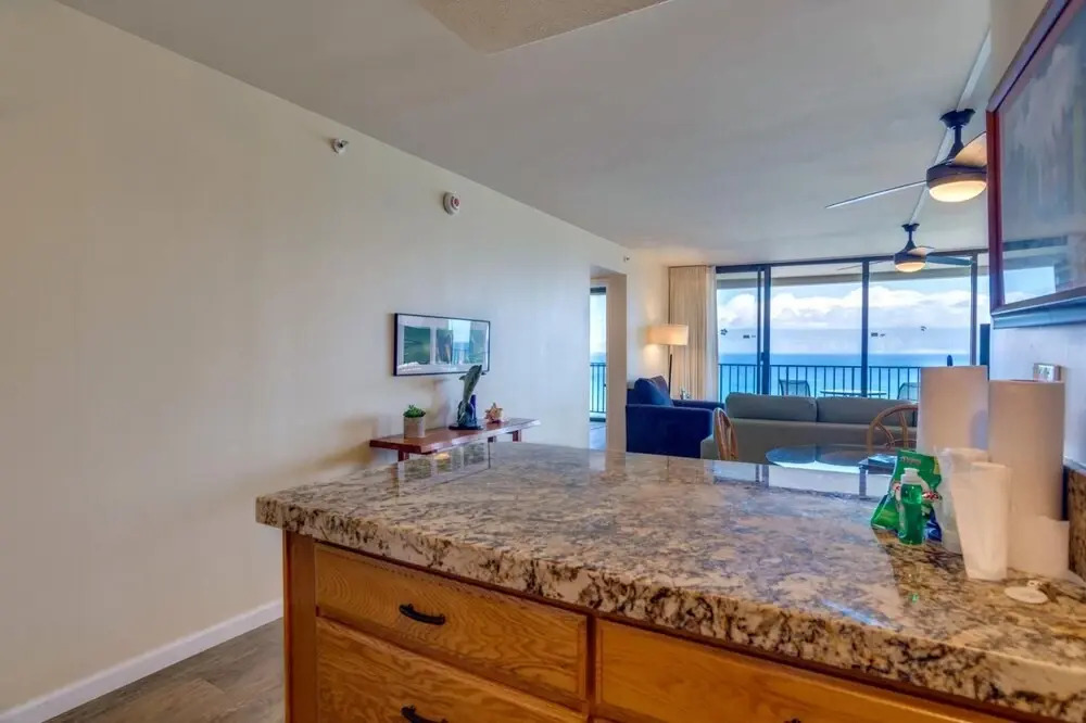 K B M Resorts- Vir-1204 Twelfth Floor Condo With Ocean Front Views on Kahana Bay