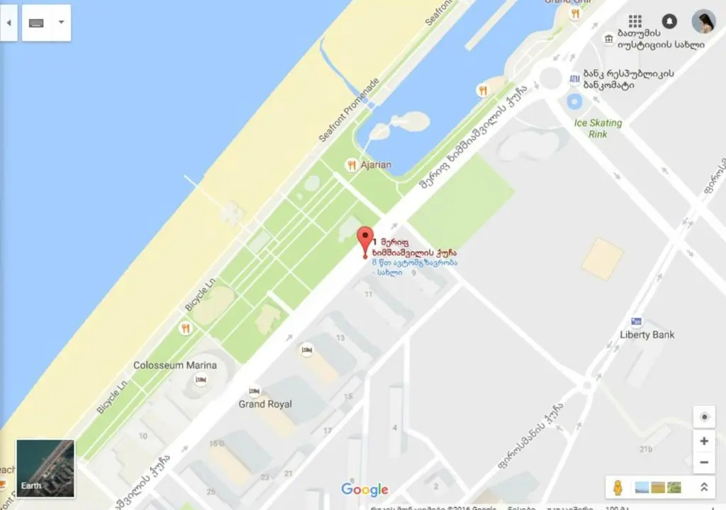Three-Bedroom Apartment in Batumi, near the Black Sea