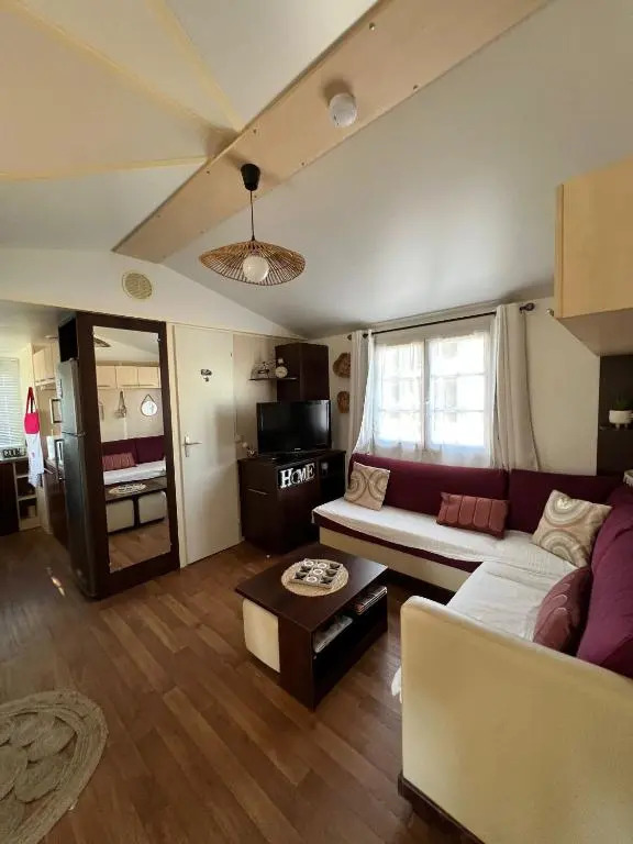 Mobile home 4 à 6 personnes, camping 4 étoiles