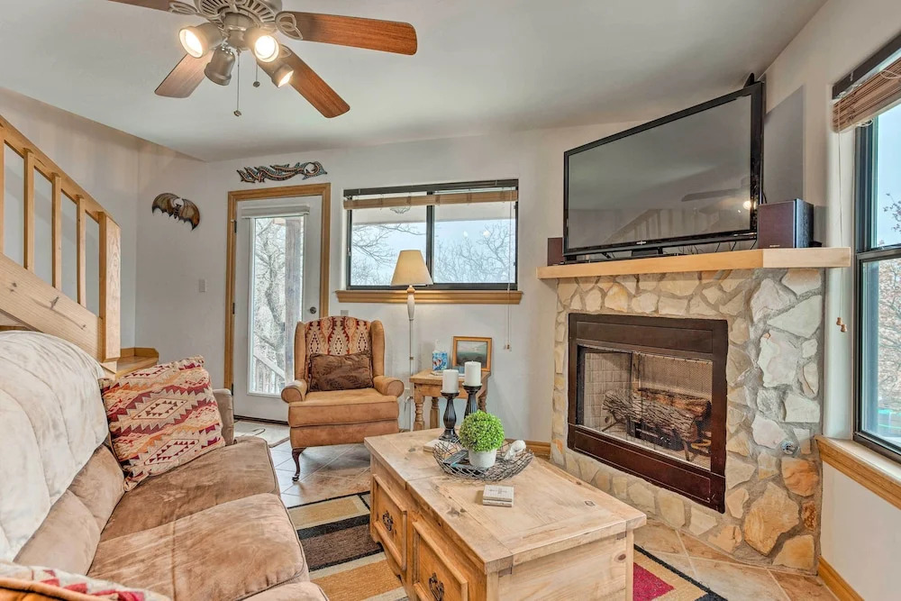 Medicine Park Cabin Rental w/ Mountain View