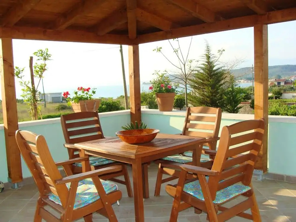 Apartment With one Bedroom in Ljubac, With Wonderful sea View, Pool Ac