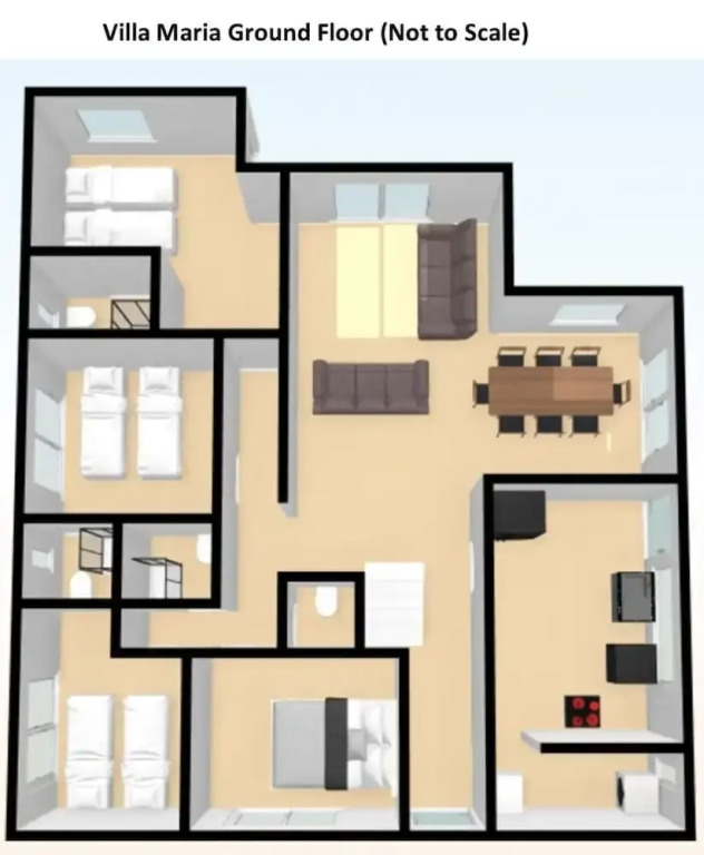 Maria in Albufeira With 6 Bedrooms and 5 Bathrooms