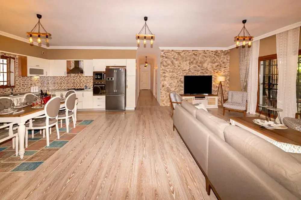Luxury House with Shared Pool and Sauna in Bodrum