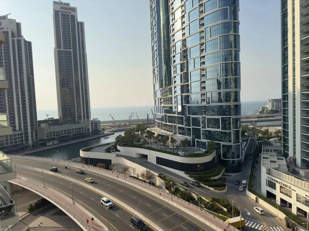 Квартира JBR Beachfront 3BR Sleeps 12 Pool Sea View