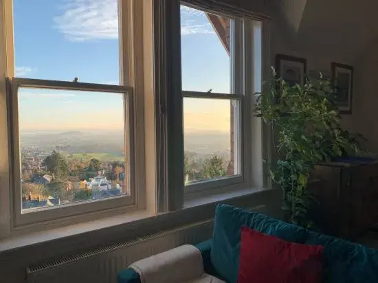 Spacious town house with great view