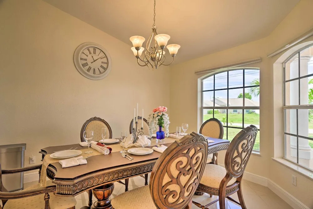 Screened Patio: Canal-front Cape Coral Home