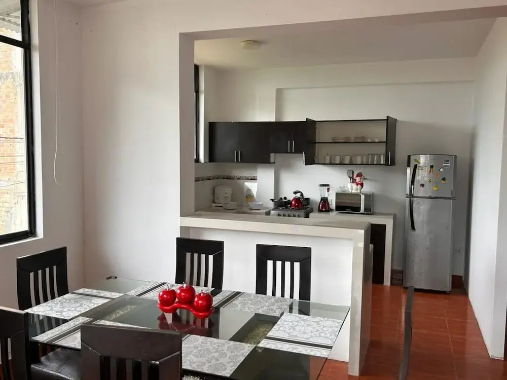 Departamento amoblado de 3 habitaciones cntrico tarapoto en el tercer piso