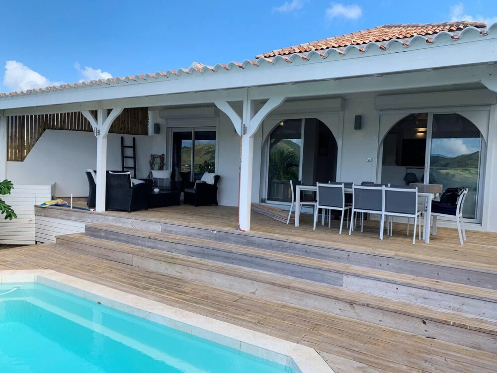 Villa With 5 Bedrooms in Saint Martin, With Wonderful sea View, Private Pool and Terrace - 500 m From the Beach
