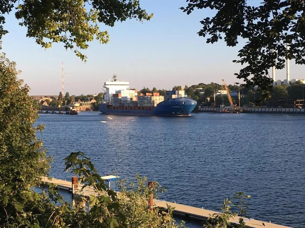 Ferienwohnung Kiel - Kanalblick