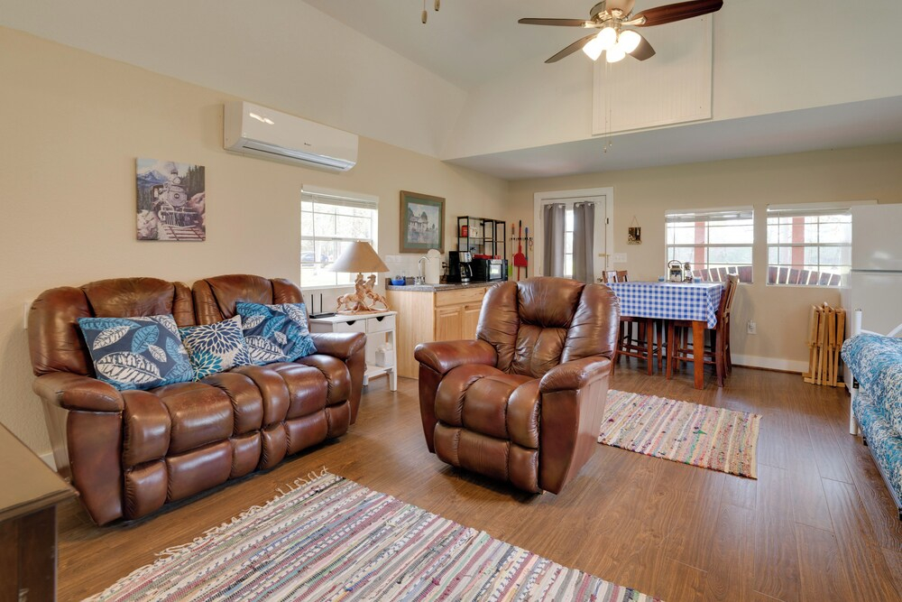 Plantersville Cabin on 50 Acres w/ Pond & Fire Pit