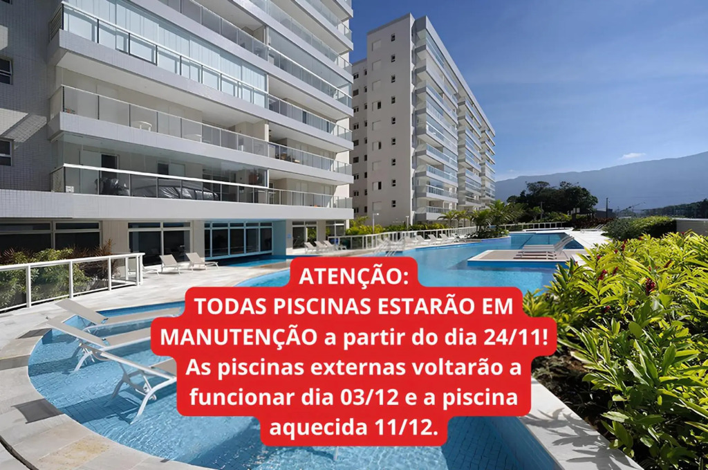 Home 1 Ap com Cinema em Resort Frente Mar Piscina Aquecida