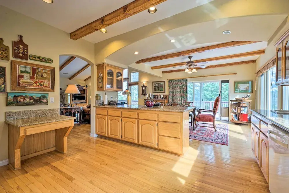 Wraparound Deck: Woodland Cabin in Lake Arrowhead