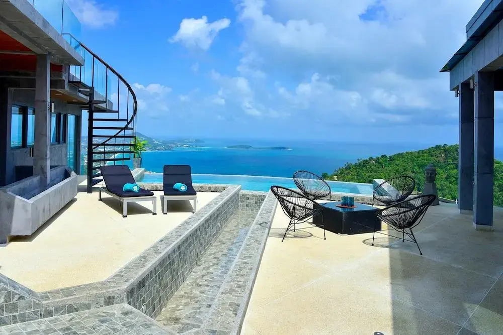 Paradise Villa Elysium - Sea View Infinity Pool with Waterfall & Jacuzzi