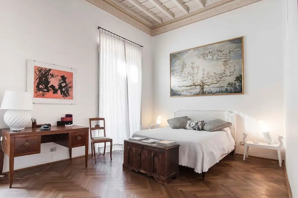 Rome an Aristocratic Apartment in Historic Palace Near the Piazza Navona