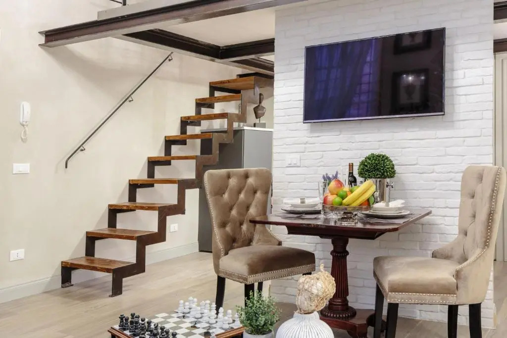 Paolo Guinigi Elegant Apartment Suite Masterful Interior Inside the Walls of Lucca