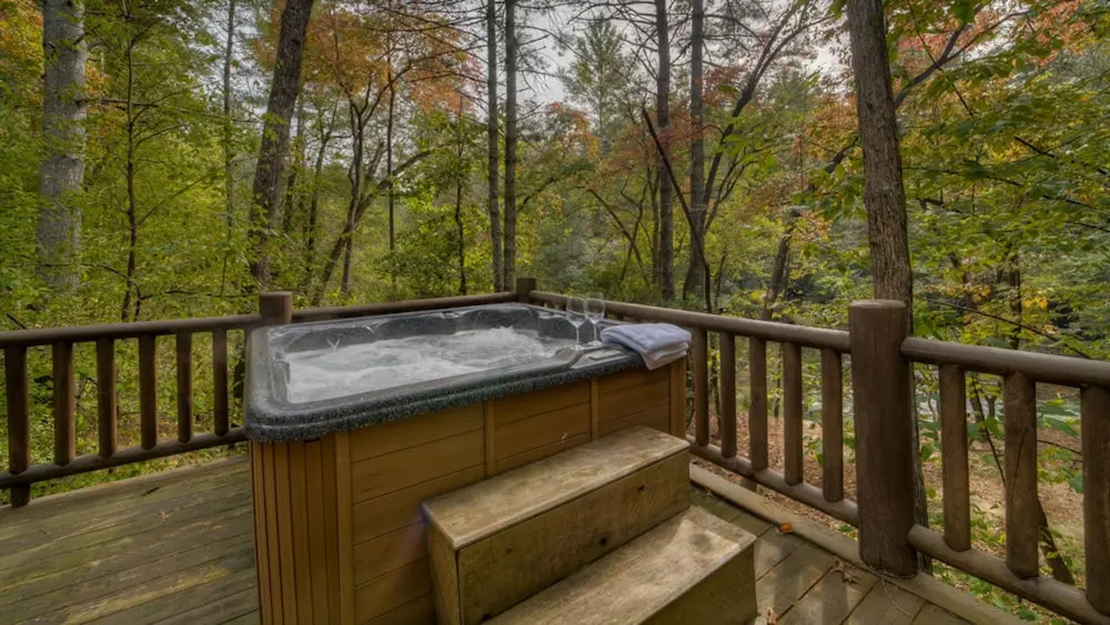 Treehouse on the Rapids by Escape to Blue Ridge