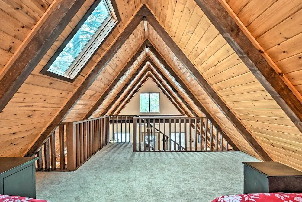 Deck & Grill: A-Frame Cabin in Munds Park