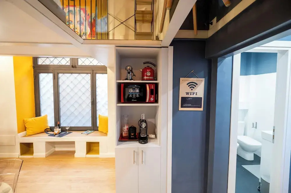 Design and Colorful Loft near Villa Pamphili