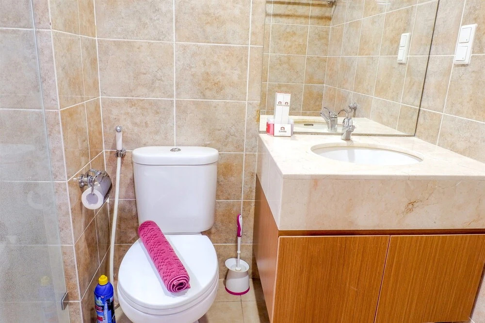 2BR Apartment Cozy Pool View Kemang Village with Access to Mall By Travelio