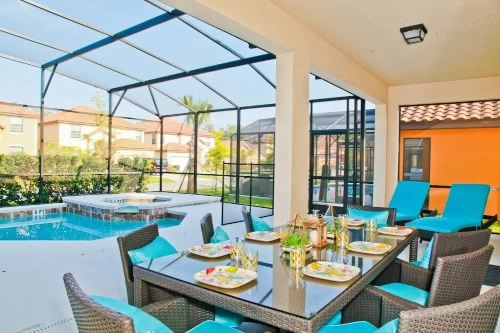 New Sleeps 16 W/pool,spa& Star Wars Game Room 6 Bedroom Villa