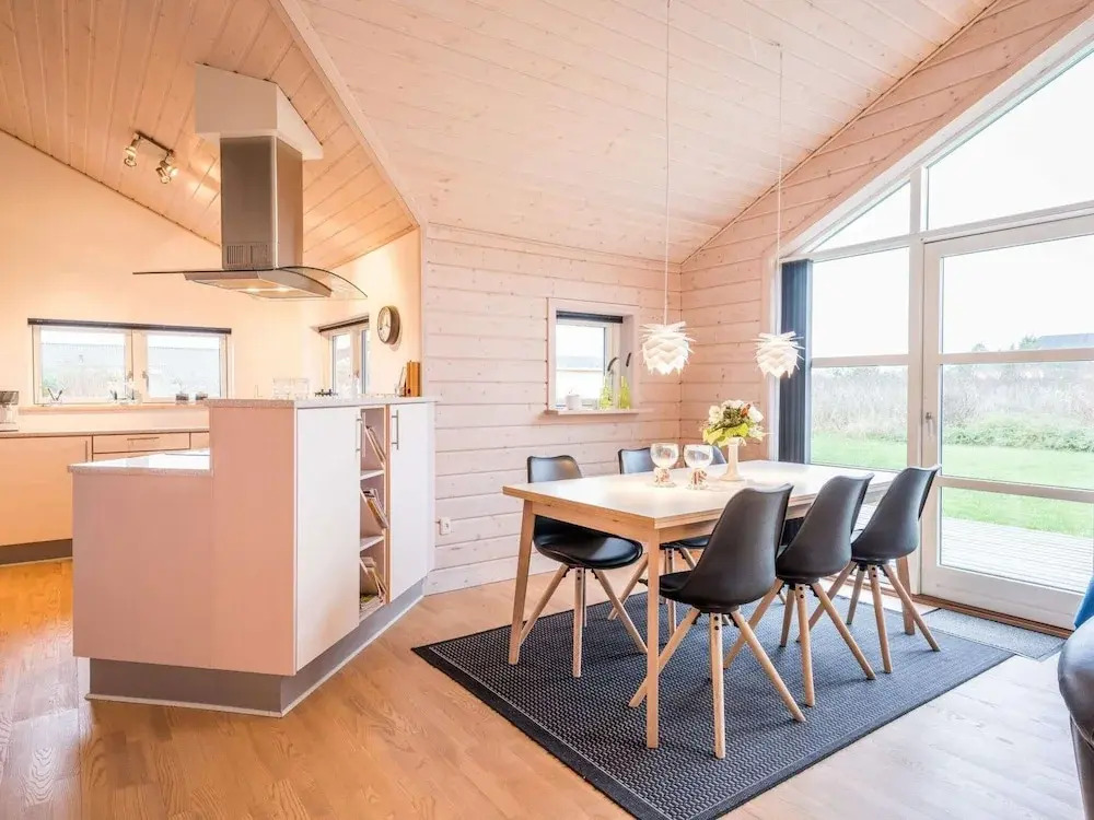 Beach Front Home In Tarm With Sauna