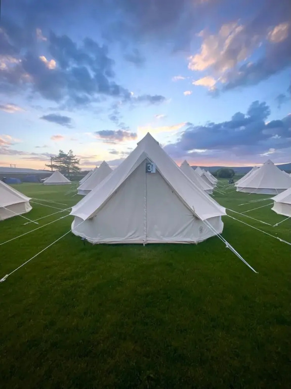Nine Yards Bell Tents at the TT - Castletown