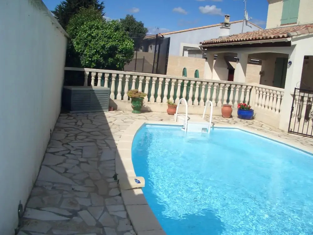 Villa With 3 Bedrooms in Poussan, With Private Pool, Enclosed Garden and Wifi - 10 km From the Beach