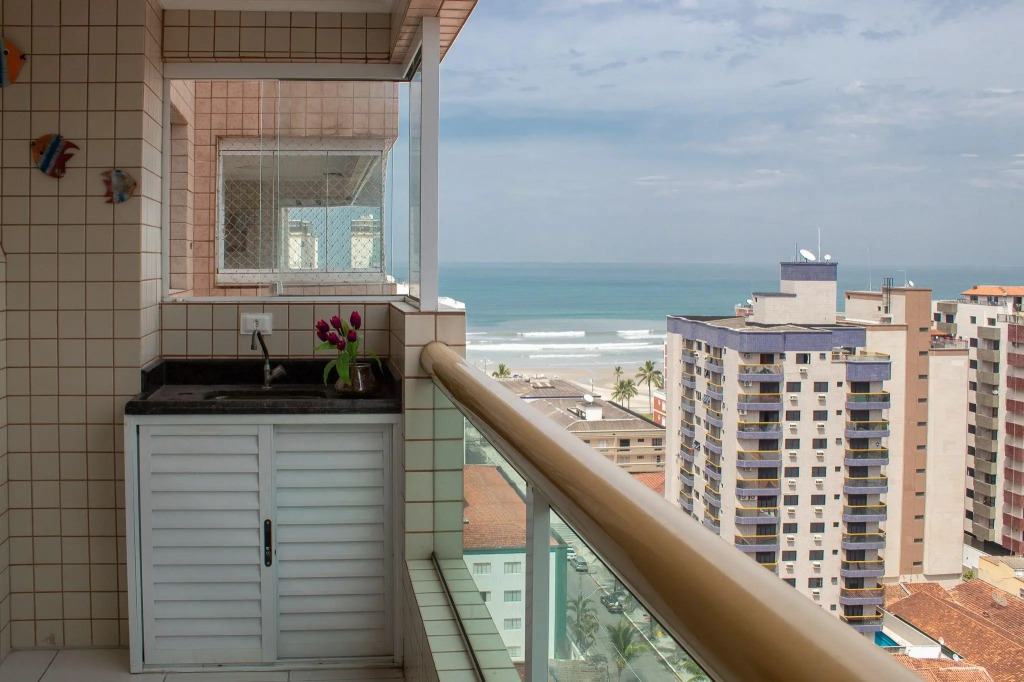 T005  Apto Vista Mar |sacada C/ Churrasqueira