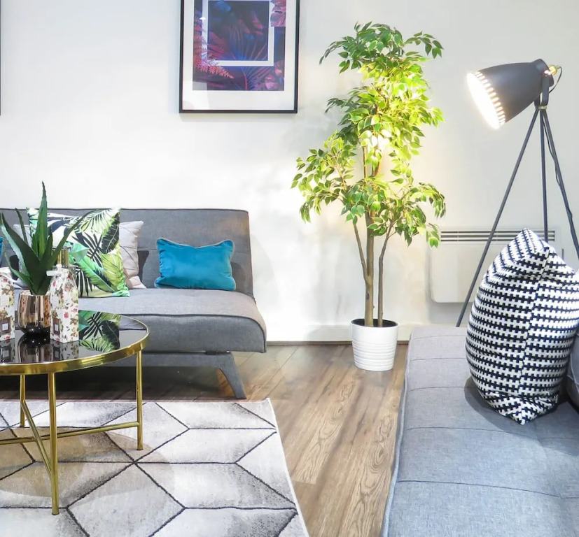 Tudors eSUites Birmingham Apartments Terrace and Private Parking