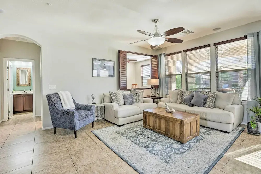 Luxe Goodyear Home w/ Serene Backyard & Game Room