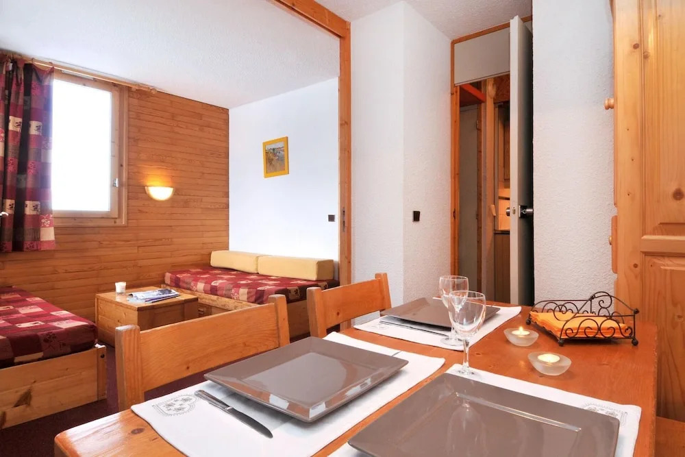 Belle Plagne Studio on the Slopes for 3/4 People of 22 mÂ² Am111