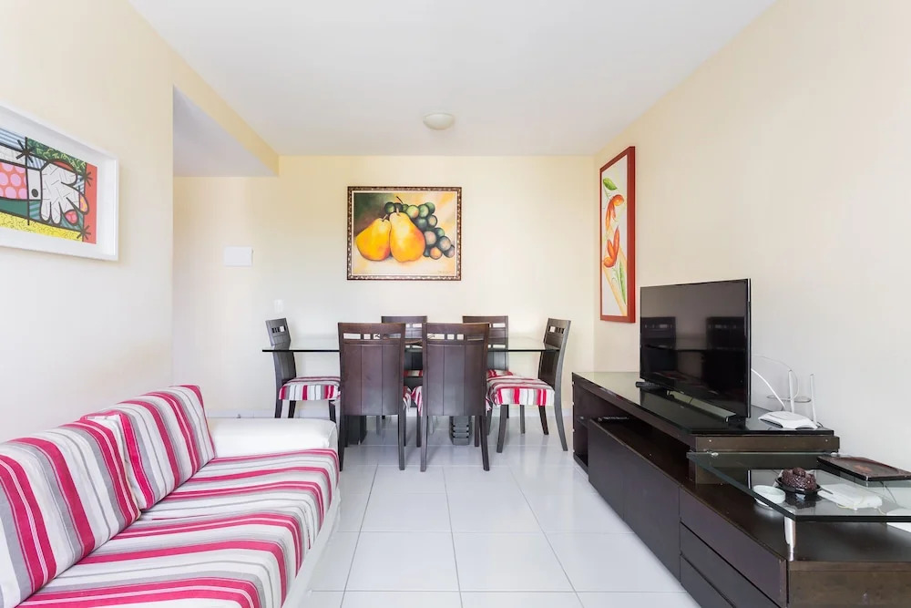 Palm Village Acqua - Apartamento Premium - Em frente à piscina - Porto de Galinhas