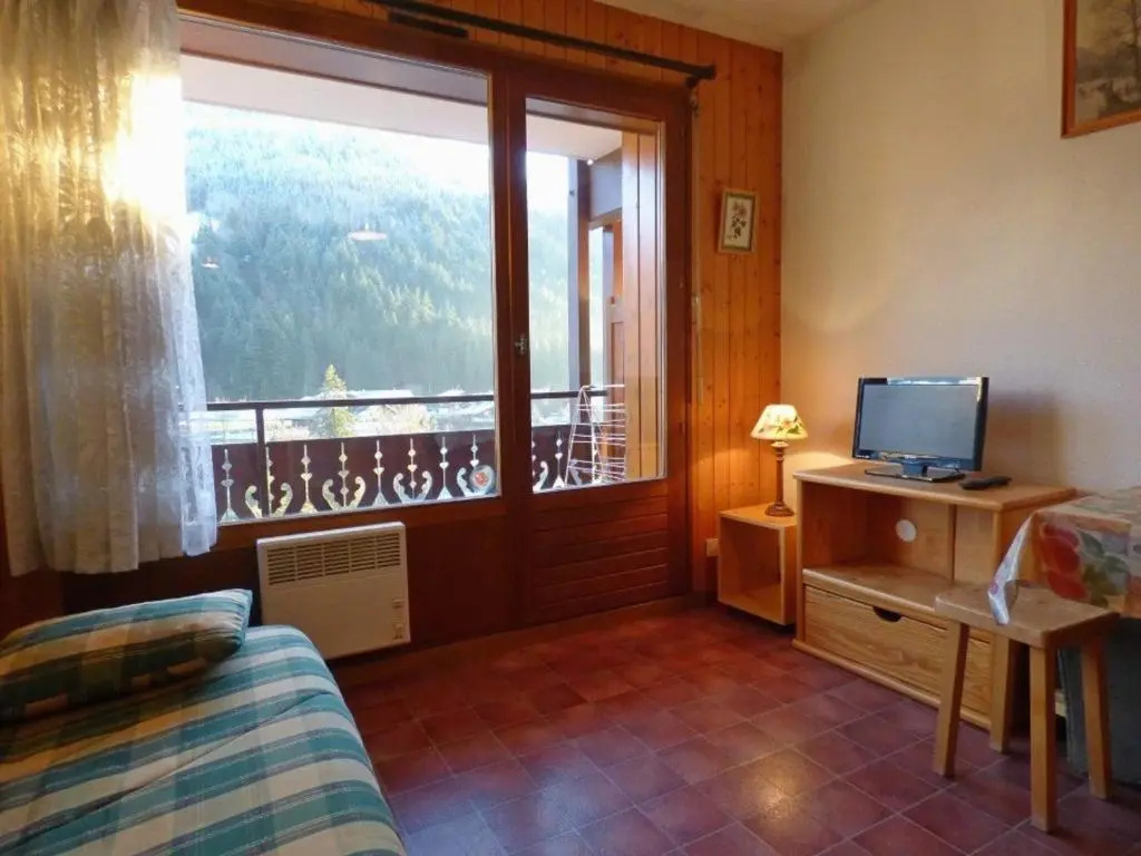 Appartement 2 pièces + coin montagne, balcon sud, au centre du village - FR-1-458-139