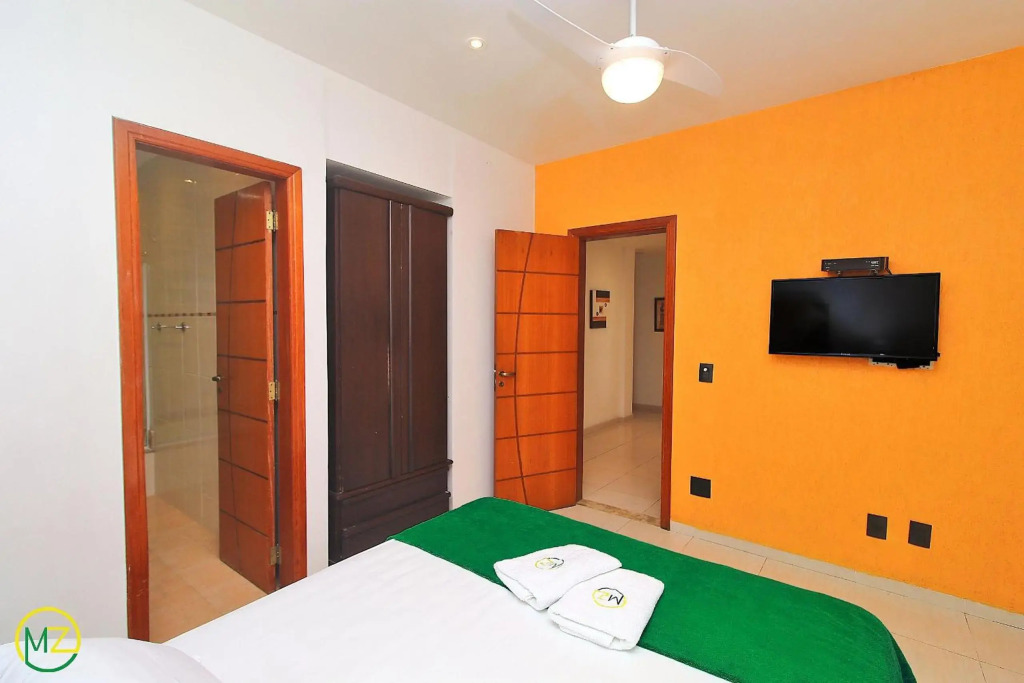 Apartamento moderno de 3 quartos com vista mar para 7 pessoas em Copacabana!