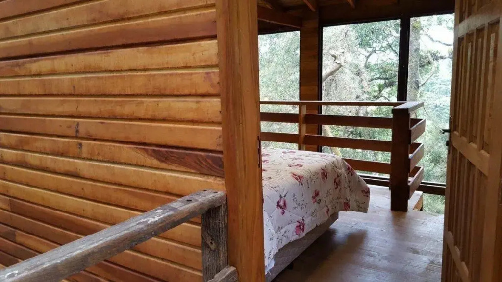 Chalé Dos Tucanos  Parede De Vidro Com Linda Vista