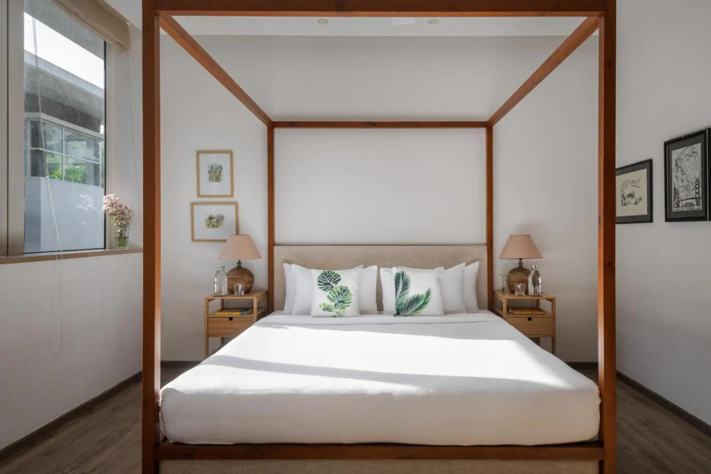 Seis Villa by The Blue Kite - 4BHK Villa 10 Mins from Baga Beach with Bathtub, Private Pool, Gazebo, Garden, Security