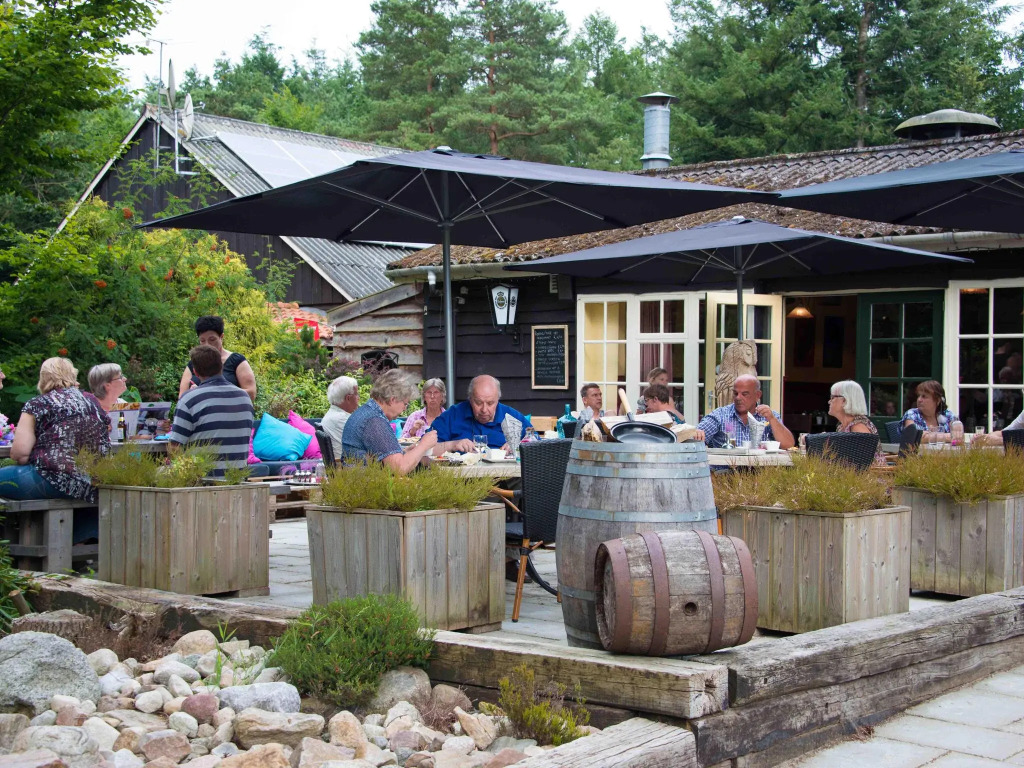 Spacious villa with sauna and hot tub, in a holiday park near a National Park