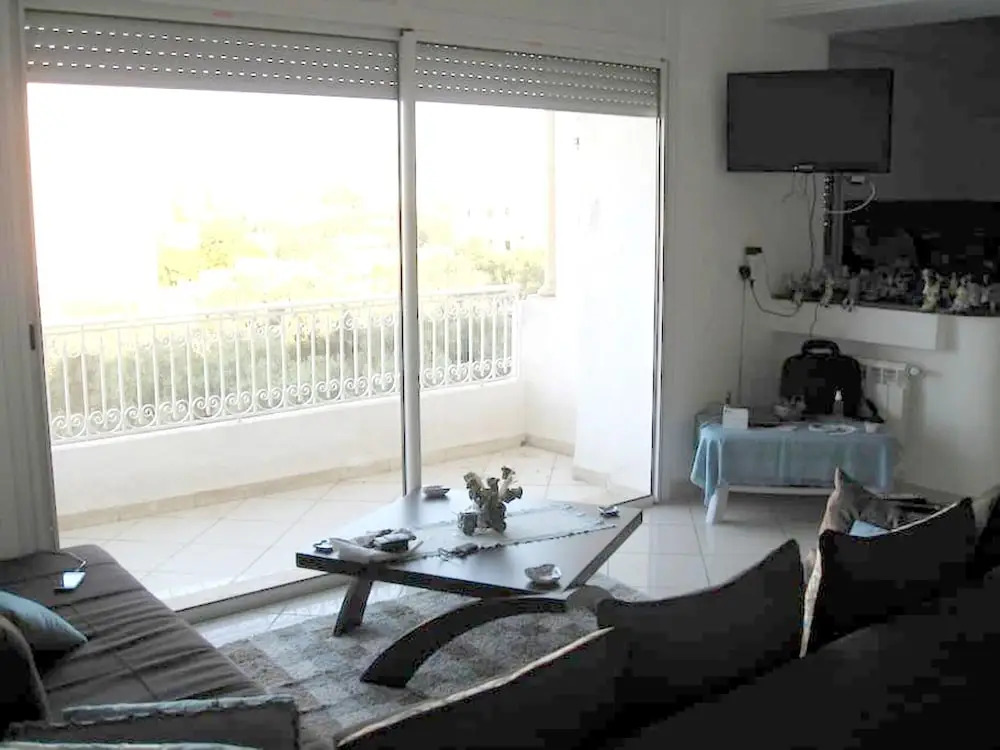 Apartment With 2 Bedrooms in Hammamet, With Wonderful sea View, Pool A